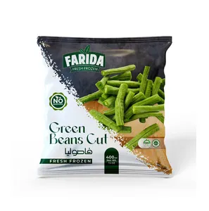 Top vente haute nutrition en gros approvisionnement IQF haricots verts congelés coupés/légumes surgelés haricots au prix de gros