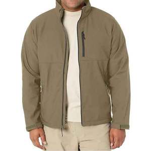 Logo personnalisé Vestes softshell d'extérieur pour hommes grande taille Coupe-vent imperméable pour les sports de printemps pour hommes Vestes au design personnalisé - Product Image 1