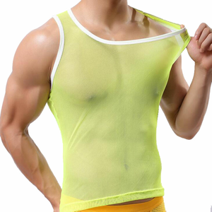 เสื้อกล้ามผู้ชายคอกลม ผ้าคอตตอน 100% คุณภาพสูง ยืดหยุ่น ระบายอากาศ แห้งเร็ว เป็นมิตรกับสิ่งแวดล้อม สำหรับฤดูร้อน ขายส่ง - Product Image 6