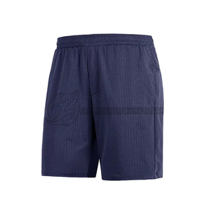 Short de jogging d'été de haute qualité pour hommes, style décontracté, motif solide, fermeture à cordon en nylon et spandex écologique pour la course à pied - Product Image 1