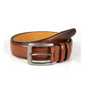 Cinturones de cuero de diseño OEM personalizados recién llegados cinturones de cuero genuino personalizados para hombres - Product Image 2