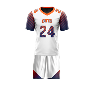 Diseño de logotipo personalizado uniformes de fútbol juvenil bandera sublimada de secado rápido uniforme de fútbol americano personalizado - Product Image 2