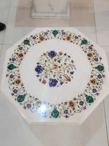 Serenity, estilo tradicional, mesa redonda, uso doméstico, muebles de piedra semipreciosa para sala de estar - Product Image 2