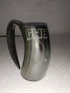 Taza de cuerno de búfalo sostenible Vikingo, artesanía pulida para decoración del hogar, jarra, taza de cuerno para beber Medieval - Product Image 4