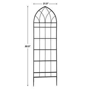 Treillis de jardin en métal durable offrant un solide soutien vertical décoratif pour les plantes grimpantes dans les jardins extérieurs - Product Image 3