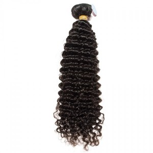 Venta al por mayor de mechones de pelo Remy virgen natural indio 12AAA cutícula alineada sin procesar humano suelto onda profunda Afro Curl estilos - Product Image 1