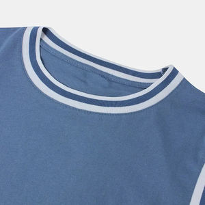 Camiseta Unisex 2025 de Corte Regular con Estampado Personalizado, Alta Calidad, 100% Algodón, Color Sólido, Lisa, Cómoda, con Logotipo Frontal para Hombre - Product Image 3