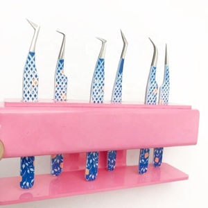 Pince à cils de 10mm à poignée confortable anti-magnétique en acier inoxydable de qualité supérieure outils à pointe pointue pince à cils professionnelle - Product Image 6