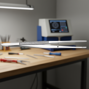 Pince à épiler droite Facom avec embout rainuré robuste – Produit de qualité supérieure - Product Image 3