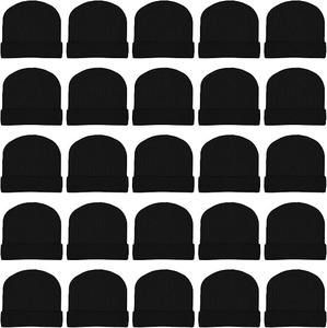 Gorro de invierno de punto Jacquard personalizado, Parche de goma con Logo 100%, gorro de lana a la moda para viajes en la playa, uso informal, lazos bordados - Product Image 5