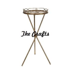 Set Of Three Different Sizes Serving <b>Tray</b> In Iron And <b>Glass</b> Restaurant Home Food Serving <b>Tray</b> With Stand In Bulk - Product Image 3