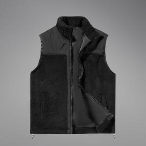 Veste Softshell légère et personnalisée sans manches avec fermeture éclair gilet polaire de course prix de gros - Product Image 3