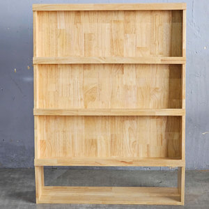 Bibliothèque en bois de caoutchouc naturel KGS013 pour chambre et maternelle – Élégante et durable - Product Image 4