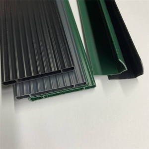 Panneaux de clôture 3D à bande verticale <span class=keywords><strong>Kit</strong></span> PVC d'occultation de latte de latte <span class=keywords><strong>rigide</strong></span> en PVC pour cadre métallique de 2.5m - Product Image 5