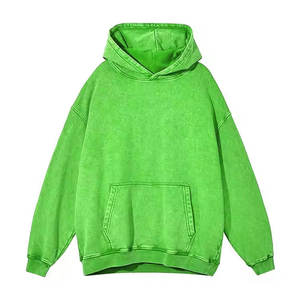 Unisex Custom Logo & Color Design Cotton <b>Thermal</b> Pullover Hoodies with Embroidered Technique Acid Washed Sun Fade <b>for</b> Winter - Product Image 5