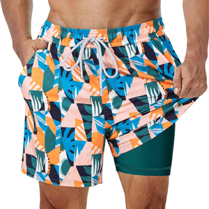 Vente chaude conception personnalisée imprimé maillots de bain imperméable séchage rapide été décontracté hommes athlétique Shorts hommes Surf plage conseil Shorts - Product Image 2