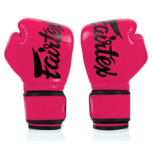 Guantes de boxeo profesionales Fairtex Logotipo y diseños personalizados Guantes de boxeo de buena calidad hechos con guantes de combate de cuero genuino - Product Image 6