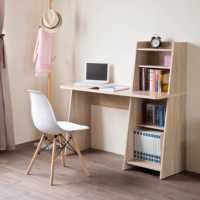 Bureau d'ordinateur miniature en bois personnalisable moderne pour poste de travail de bureau, fabriqué au Vietnam