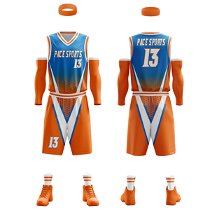 Maillot de basket-ball réversible de nouvelle conception 2026, uniforme de sport en maille à séchage rapide avec nom d'équipe personnalisé - Product Image 3