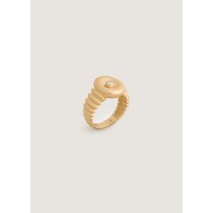 Anillo de Diamantes con Sello Ovalado Osla - Product Image 4