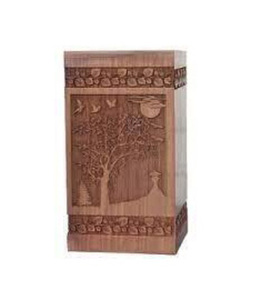 Urnas de cremación de madera modernas de Venta caliente, urnas decorativas para entierro funerario hechas a mano para hombre y mujer a bajo precio - Product Image 2