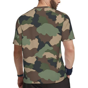 T-shirt à manches longues en polyester 100% personnalisé Camo pour l'extérieur Séchage rapide et respirant pour la chasse Disponible en différents modèles - Product Image 6