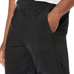 Shorts de sport pour hommes, style urbain, en stock, vente flash, taille élastique, motif uni, matière nylon/polyester, faible MOQ - Product Image 5