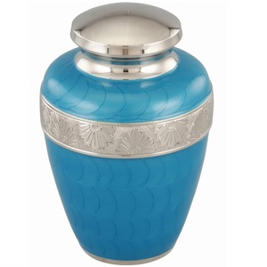 Urnes funéraires uniques en aluminium moderne, écologiques et de haute qualité pour les cendres humaines adultes, enterrées à domicile - Product Image 2