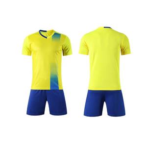 Maillots de football ensembles uniformes à manches courtes 100% polyester séchage rapide respirant pour vêtements d'équipe professionnels - Product Image 2