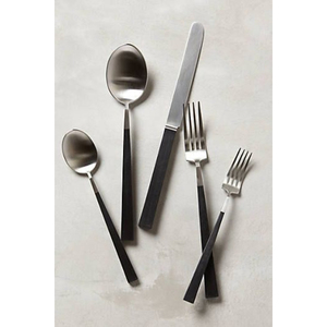 Ensemble de couverts en acier inoxydable forgé à la main avec manche en cuivre, 5 pièces, couverts modernes pour mariage, table à manger, utilisation en vaisselle - Product Image 2