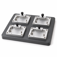 Module de commande électronique personnalisé à 4 stations, boîtier d'assemblage de circuits imprimés, support de fixation CNC en aluminium, gabarit OEM