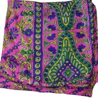 Pañuelo largo de seda tejida de alta calidad para mujer, personalizado con estampado, forro de sarga dobby, tela de rizo, para trajes de baño y textiles del hogar.