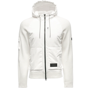 Veste à capuche pour homme, fermeture éclair, tricot hybride, vêtements de sport actifs, légère, entraînement, sweat-shirt décontracté - Product Image 1
