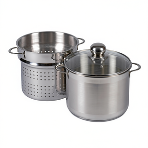 หม้อสปาเก็ตตี้ฝาแก้ว 6.5 ลิตร 24 ซม. สแตนเลส ชุด 3 ชิ้น - Product Image 3