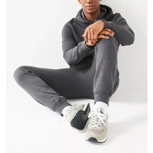 Survêtement à capuche pour homme de qualité supérieure, motif uni, vêtements d'entraînement, 100% coton, grande taille, entraînements d'hiver, vente en gros - Product Image 3