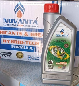 Novanta Avlon 20W 40 Aceite mineral de alto kilometraje Botella de 1 litro Lubricante de motor de cuatro tiempos certificado API SL para todas las marcas de bicicletas - Product Image 4