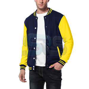 Chaqueta de invierno Letterman de último diseño para hombre, chaqueta de invierno con logotipo de ajuste cómodo de manga larga de tela de lana de algodón de alta calidad - Product Image 3