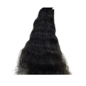 100% cutícula virgen alineada 9A grado Remy cuerpo Natural indio templo extensión de cabello Super onda estilo cuerpo ondulado Paquete de cabello humano - Product Image 1