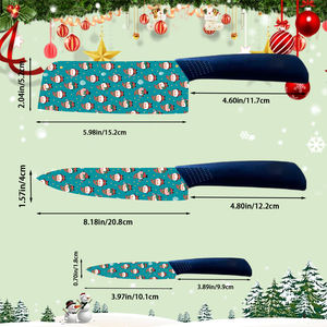 Ensemble de couteaux de chef en céramique de qualité supérieure, nouvelle tendance, manche en plastique, 8 pièces, pour la pêche, le nettoyage du poisson, design ambidextre, vente chaude - Product Image 2