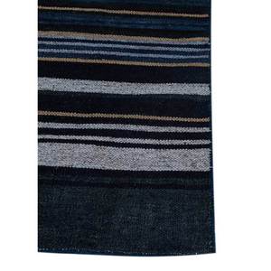 Alfombras de Lana Tejida Plana Azul Clásico Indusbar, Alfombra Rectangular con Rayas de Diamantes de Viscosa para el Hogar, para Adolescentes, Sala de Estar, Pasillo-ADWV-13038 - Product Image 4