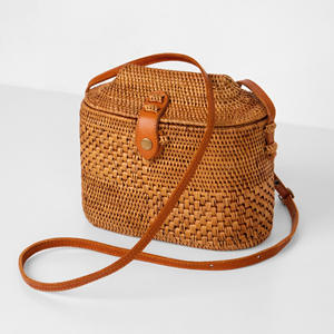 กระเป๋าสะพายข้างผู้หญิงคุณภาพสูงสุด ราคาถูก กระเป๋าหวาย กระเป๋าถือสานมือ - Product Image 2