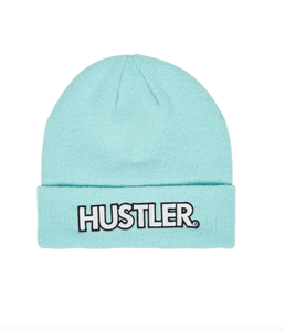 Hustler หมวกถักสำหรับผู้ชายใหม่2023ตามสั่งหมวกบีนนี่สำหรับฤดูหนาวโลโก้ที่กำหนดเองได้หมวกบีนนี่สำหรับผู้ชาย - Product Image 1