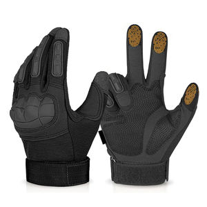 Guantes de Motocicleta de Cuero Personalizados con Pantalla Táctil, Dedos Completos, Invierno, para Hombre, Protección de Nudillos, Unisex, OEM, Guantes de Carreras - Product Image 1