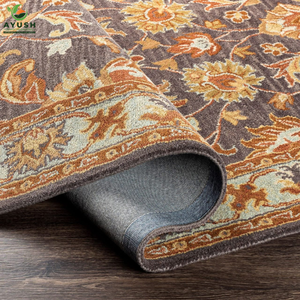 Tapis en laine écologiques pour l'intérieur, tapis en laine faits à la main pour le salon, la chambre à coucher - Product Image 4