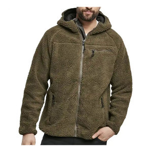 Nouveau modèle de sweats à capuche en polaire Sherpa pour hommes design personnalisé Offre Spéciale sweats à capuche Sherpa d'hiver de meilleure fabrication - Product Image 1
