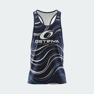 Chaleco Deportivo Personalizado de Alta Calidad para Hombre, Chaleco de Gimnasio sin Mangas, Transpirable, de Poliéster, para Ejercicio de Verano, Entrenamiento de Alta Tecnología - Product Image 6