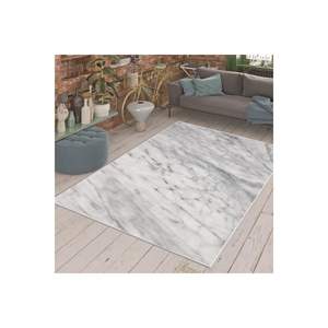 Tapis imprimé numérique aspect marbre gris - Product Image 4