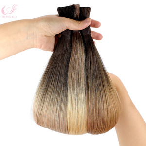 Diseño de Logotipo Gratuito, Gran Stock, Cabello Humano Virgen Remy Kinky a Granel para Salón Profesional, 100g, Doble Mecanizado - Product Image 4