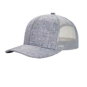 ขายส่งหมวก Trucker ตาข่ายแห้งเร็วหมวกบุรุษกลับปรับได้ธรรมดาเย็บปักถักร้อย unisex ว่างเปล่า 6 แผงออกแบบหมวก Trucker - Product Image 1