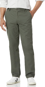 CUSTOM LOGO BANGLADESH FACTORY DIRECT WHOLESALE KHAKI COMFY STRETCH DRESS <b>WORK</b> PANTS QUICK DRY CASUAL SLACKS <b>TROUSERS</b> APPAREL - Product Image 3